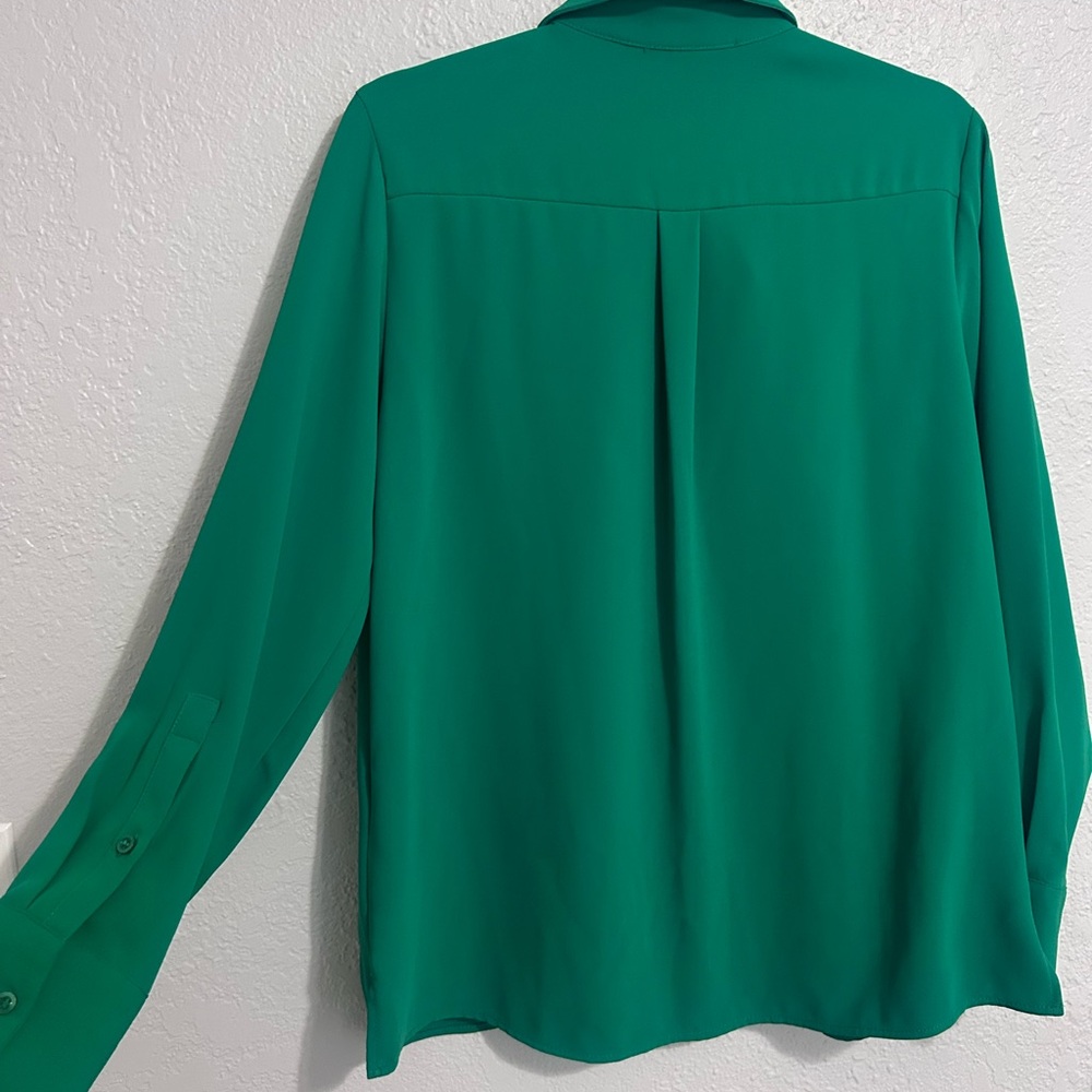 Zara Green Button-Up Shirt - SOLD - Picture 3 of 3
